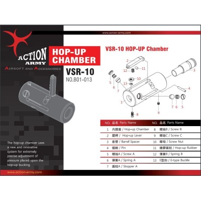 Action Army VSR-10 Hop Up Chamber		