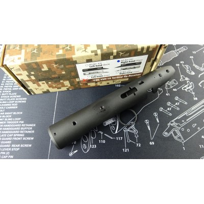 Action Army CNC VSR10 right-hand tactical up-receiver Black 