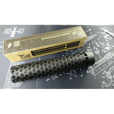 Action Army T10 Hive Sound Suppressor-BK