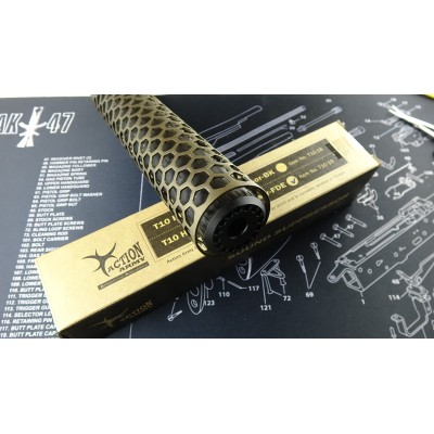 Action Army T10 Hive Sound Suppressor-FDE