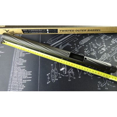 Action Army T10 Twisted Outer Barrel-Short