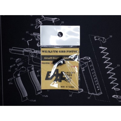 BAAL (70) Hopup Rubber Bucking for Airsoft GBB Pistols - WE / KJW / TM