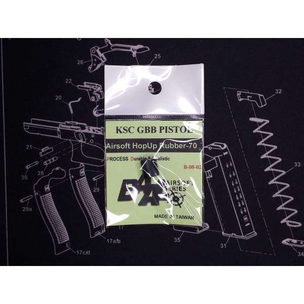 BAAL (70) Hopup Rubber Bucking for Airsoft GBB Pistols - KSC