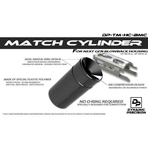 Dynamic Precision Match Cylinder for Next Gen Blowback Housing ( Hi-Capa )		