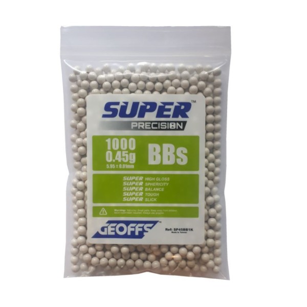 Шары GEOFFS SUPER PRECISION BBS 0.45G 1000 шт.