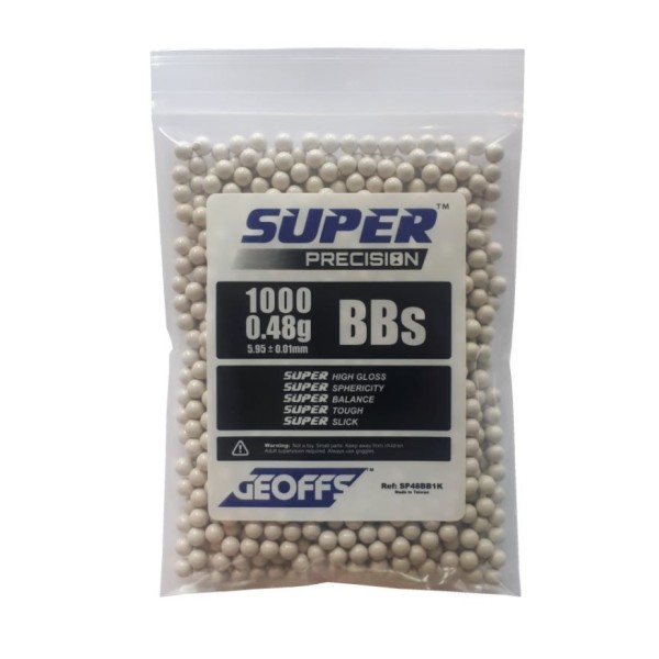 Шары GEOFFS SUPER PRECISION BBS 0.48G 1000 шт.