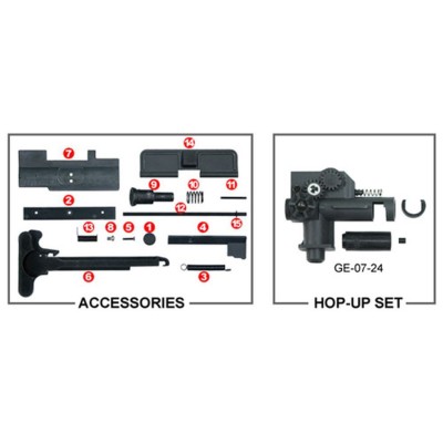 Guarder New Generation M4 Metal Receiver- HK 416D