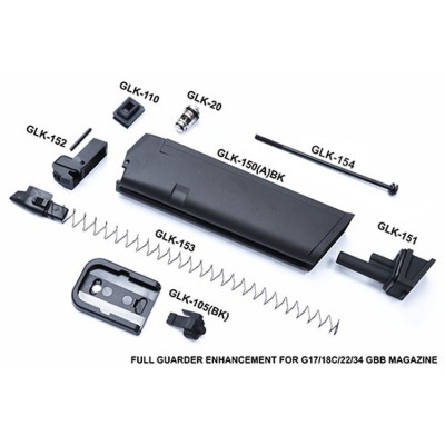 Guarder Magazine Base Mount Screw for MARUI G17/18C/22/34