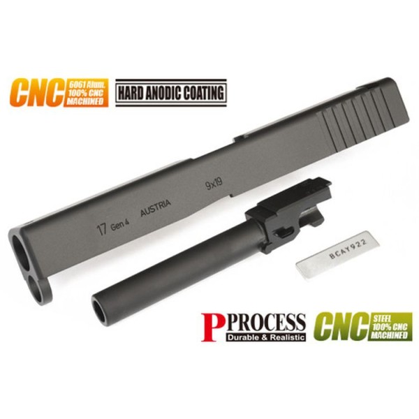 Guarder CNC Aluminum Slide/Steel Barrel kit for MARUI G17 Gen4