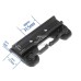 JJ Airsoft QD Mount for ACOG Series (Black)