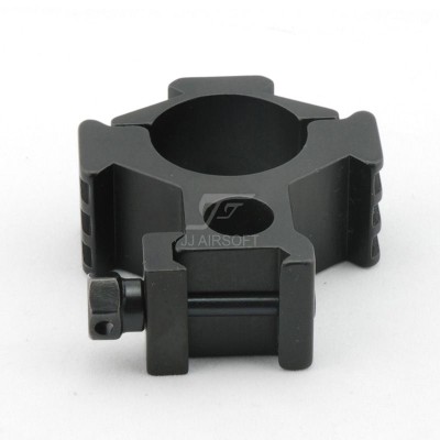 JJ Airsoft Scope Ring Mount with 3 Rails, 25.4mm / 30mm