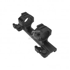 JJ Airsoft LaRue Style 25.4/30mm QD Scope Mount (Black)