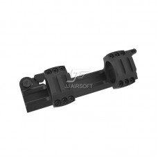 JJ Airsoft LaRue Style 25.4/30mm QD Scope Mount (Black)