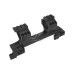 JJ Airsoft LaRue Style 25.4/30mm QD Scope Mount (Black)