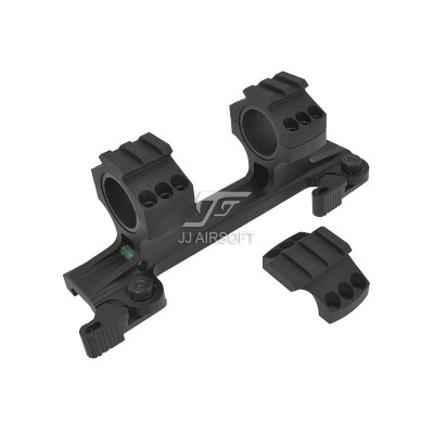 JJ Airsoft LaRue Style 25.4/30mm QD Scope Mount (Black)