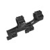 JJ Airsoft LaRue Style 25.4/30mm QD Scope Cantilever Mount (Black)