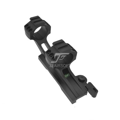 JJ Airsoft LaRue Style 25.4/30mm QD Scope Cantilever Mount (Black)