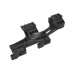 JJ Airsoft LaRue Style 25.4/30mm QD Scope Cantilever Mount (Black)