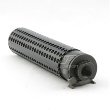 JJ Airsoft QD Silencer with Flashhidder, 14mm CCW Thread (Black)