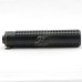 JJ Airsoft QD Silencer with Flashhidder, 14mm CCW Thread (Black)