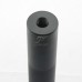 JJ Airsoft Silencer, 14mm CW and CCW Thread (Black)