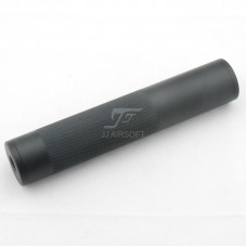 JJ Airsoft Silencer, 14mm CW and CCW Thread (Black)