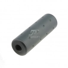JJ Airsoft Silencer Short Version, 14mm CW and CCW Thread (Black)