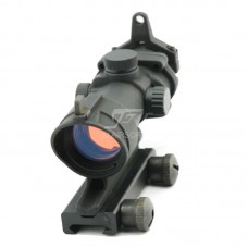 JJ Airsoft ACOG Style 1×32 Red Dot with Killflash (Black)