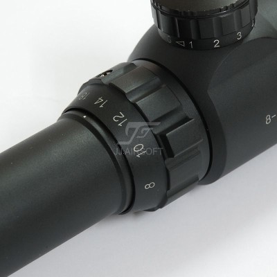 JJ Airsoft 8-32×50 E-SF Red / Green Reticle (Black)