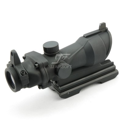 JJ Airsoft ACOG Style 4×32 Scope, QD Mount (Black)