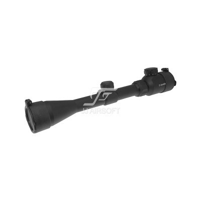 JJ Airsoft 3-9x40E Red / Green Reticle Scope (Black)