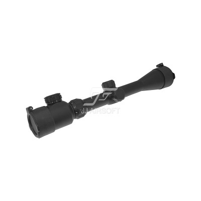 JJ Airsoft 3-9x40E Red / Green Reticle Scope (Black)