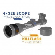 JJ Airsoft Killflash for 4x32E Scope (Black)