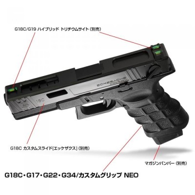 NINE BALL TM G18C Custom Grip NEO BK