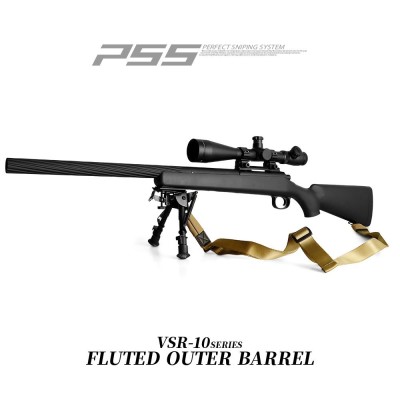 PSS PSS10 Fluted Outer Barrel for VSR-10 Series TWISTED TYPE