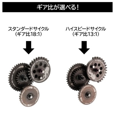 PROMETHEUS Wide Use "EG GEAR" for AEGs for High Speed Cycle (13:1)