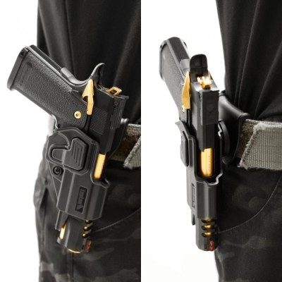 LayLax Hi Capa CQC Battle Style Holster (Right-handed) BK