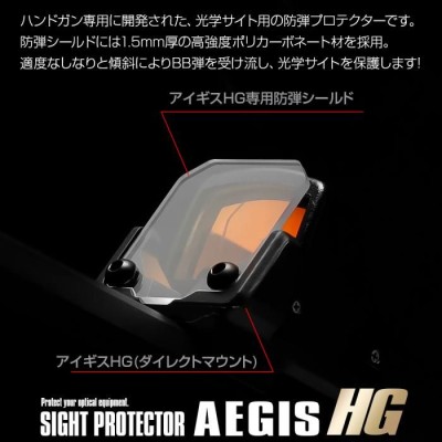 Nine Ball Hi Capa Optic Shield and Slide Optic Mount - Nine Ball Aegis HG - Gas Blowback Model