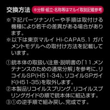 Nine Ball Направляющая пружины для Hi-Capa 5.1 в комплекте с пружиной отдачи Nine Ball Направляющая пружины для Hi-Capa 5.1 в комплекте с пружиной отдачи