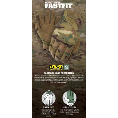 S Перчатки Mechanix Wear FastFit TAB Glove, multicam