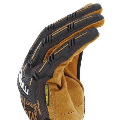 XL Перчатки Mechanix Wear M-Pact Durahide Leather Black-Coyote Brown