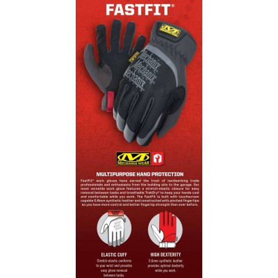 M Перчатки тактические Mechanix Wear Fast Fit Black черные