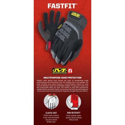 XL Перчатки Mechanix Wear FastFit Grey