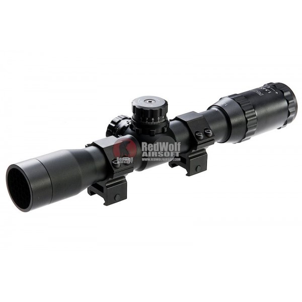 Прицел 1.5-6x30 REDWOLFAIRSOFT RWA HAWKEYE RIFLE SCOPE