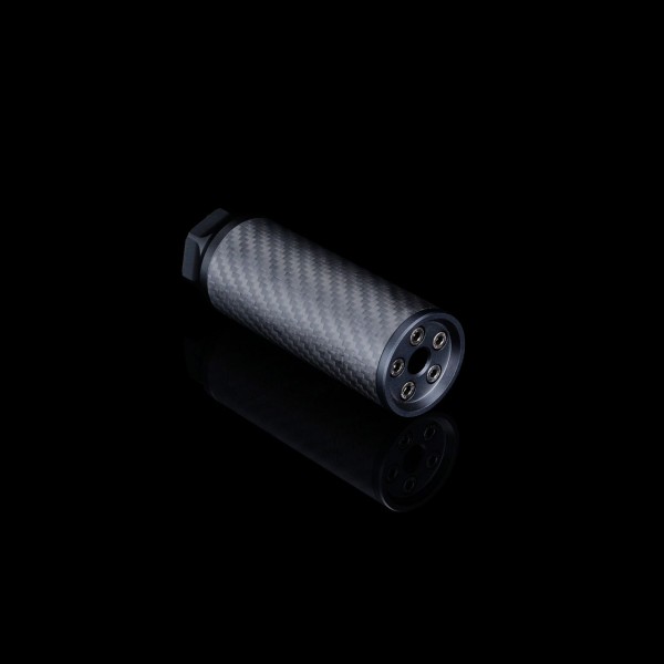 SILVERBACK Макет глушителя карбон 115 мм -14mm короткий
