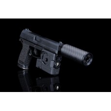 SILVERBACK Макет глушителя карбон 115 мм +16mm короткий (MK23 Socom) [SBA-SIL-31]