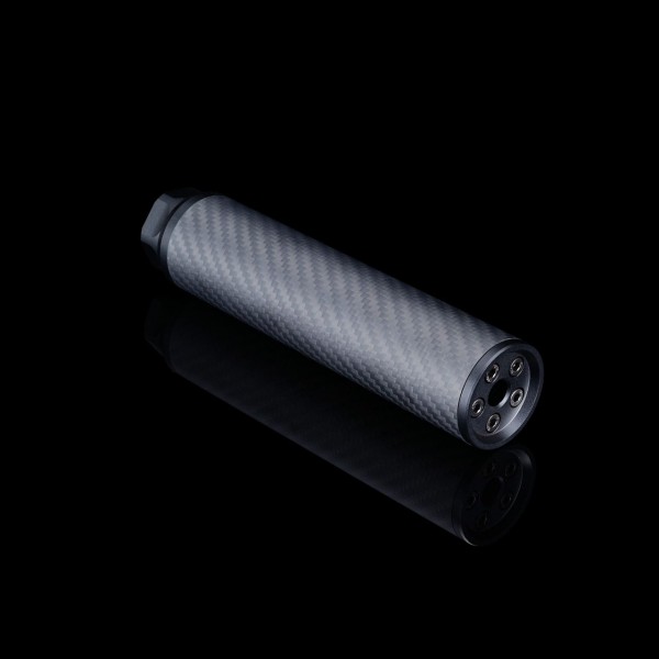SILVERBACK Макет глушителя карбон 175 мм +16mm средний (MK23 Socom)