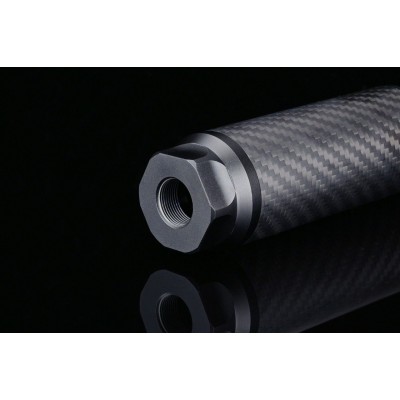 SILVERBACK Макет глушителя карбон 175 мм +16mm средний (MK23 Socom)