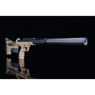 SILVERBACK Макет глушителя карбон 300 мм -14mm XL