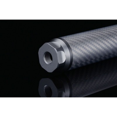 SILVERBACK Макет глушителя карбон 390 мм -14mm XXL [SBA-SIL-40]